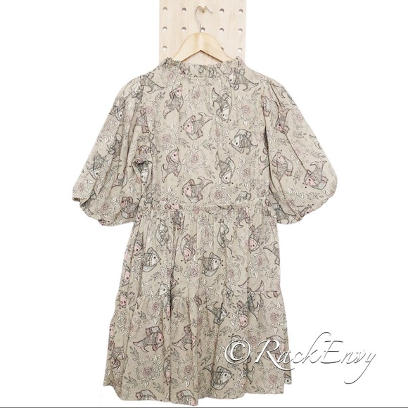 NWT ANTHROPOLOGIE LET ME BE CELESTE MINI DRESS - Picture 11 of 13